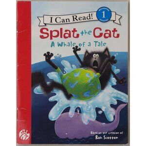 Splat The Cat A Whale Of A Tale Paperback Chick-fil-A Kids Book Level 1 2018
